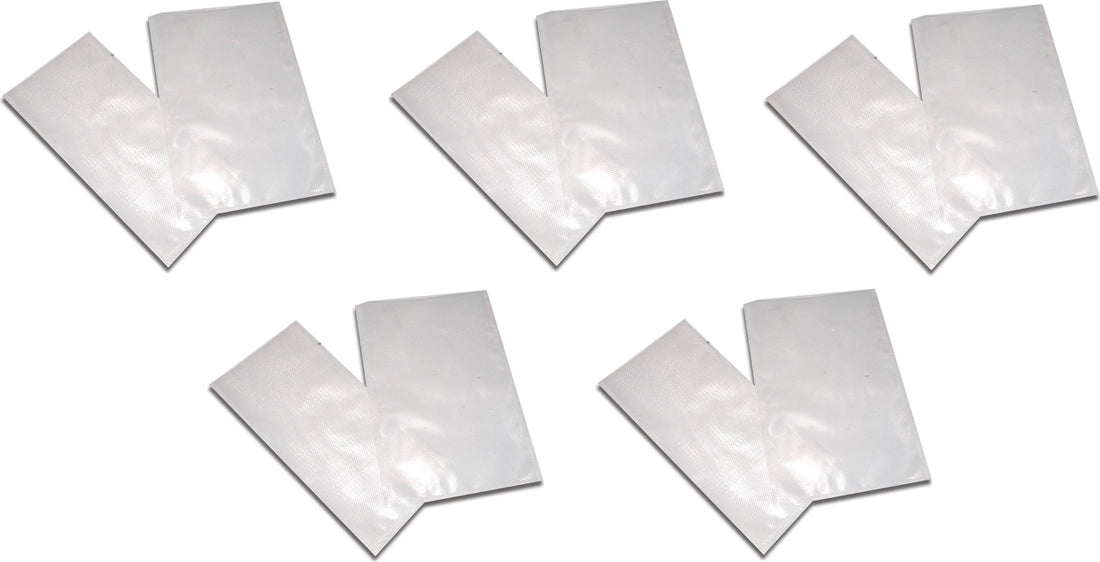Omcan - 6" x 12" Embossed Vacuum Sealer Bags, Pack of 1000 - 21468