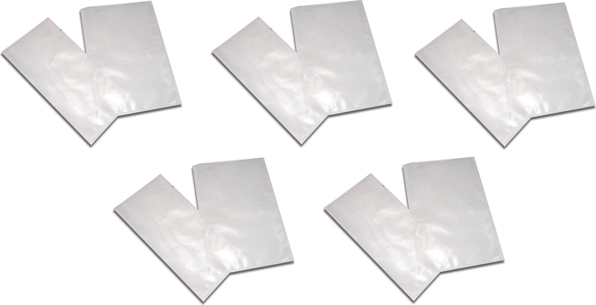 Omcan - 6" x 12" Embossed Vacuum Sealer Bags, Pack of 1000 - 21468