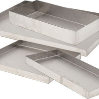 Omcan - 6″ x 30″ x 2″ Stainless Steel Pan, Pack of 3 - 43078