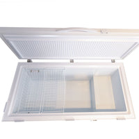 Omcan - 60" 15.4 Cu. Ft Chest Freezer With Solid Flat Top - 46504