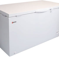 Omcan - 60" 15.4 Cu. Ft Chest Freezer With Solid Flat Top - 46504