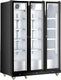 Omcan - 60” Glass Black Three Door Merchandiser Refrigerator - 48384