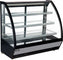 Omcan - 60″ Refrigerated Floor Showcase with Curved Glass With 28cu.ft. Capacity - 46471