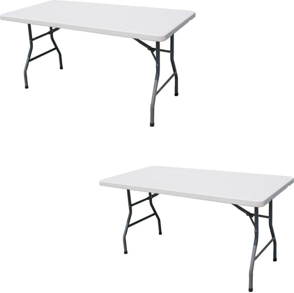 Omcan - 60" Solid Folding Table, Pack of 2 - 44489