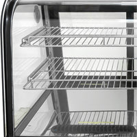 Omcan - 60" Stainless Steel Countertop Drop-in Curved Glass Refrigerated Display Showcase - 47562