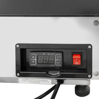 Omcan - 60" Stainless Steel Countertop Drop-in Curved Glass Refrigerated Display Showcase - 47562