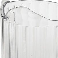 Omcan - 60 oz Clear Polycarbonate Water Pitcher (1.8 L), Pack of 20 - 80085