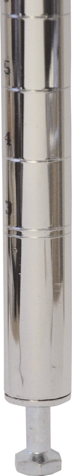 Omcan - 64" Post with Leveler For Chrome Shelving, Pack of 15 - 20094