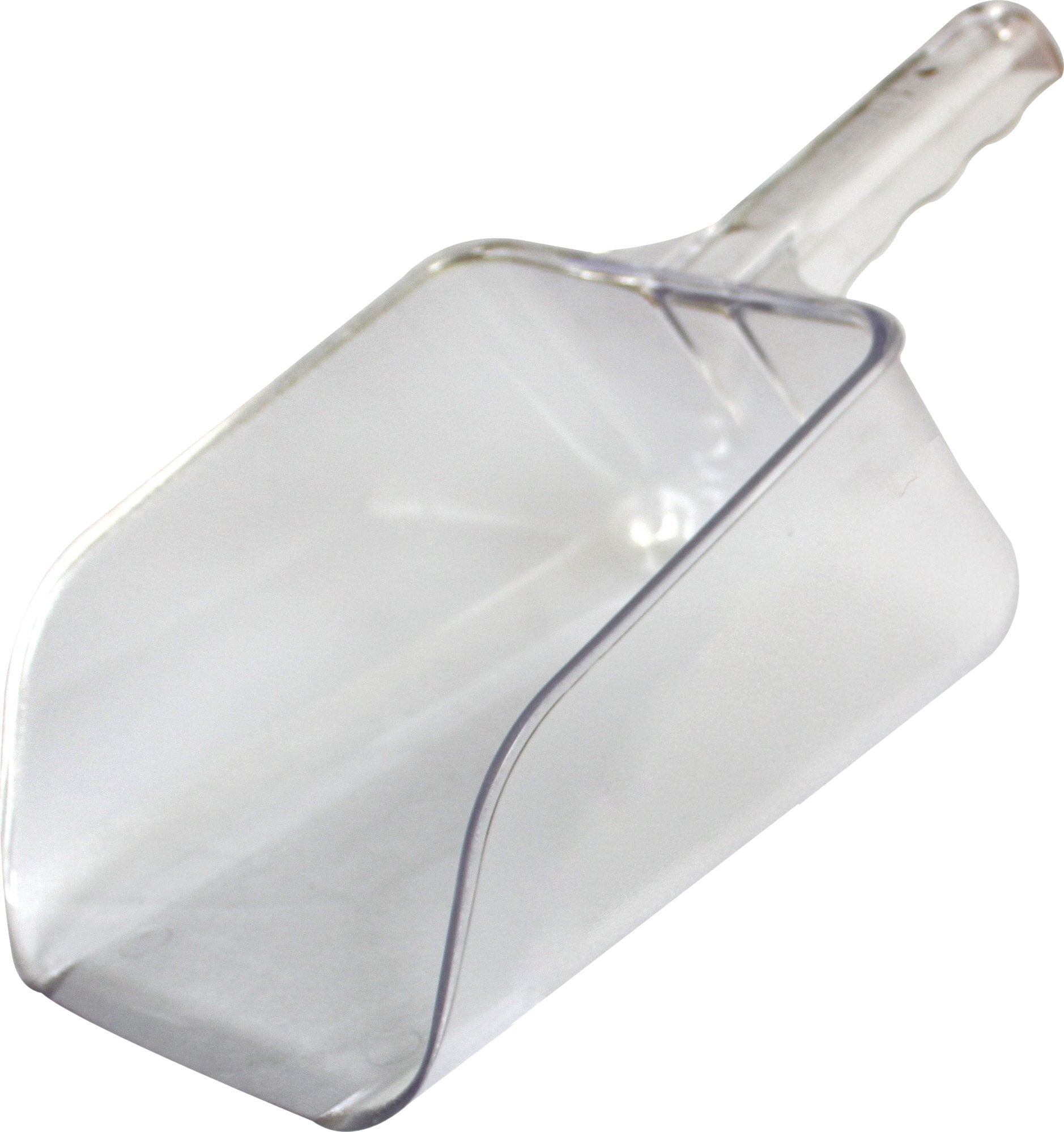 Omcan - 64 oz Clear Plastic Utility Scoop, 15/cs - 80324