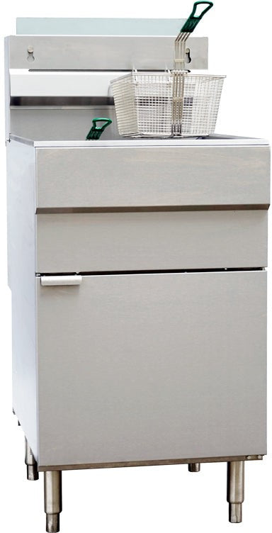 Omcan - 65-70 lb Propane Gas Floor Fryer - CE-CN-0032-FP