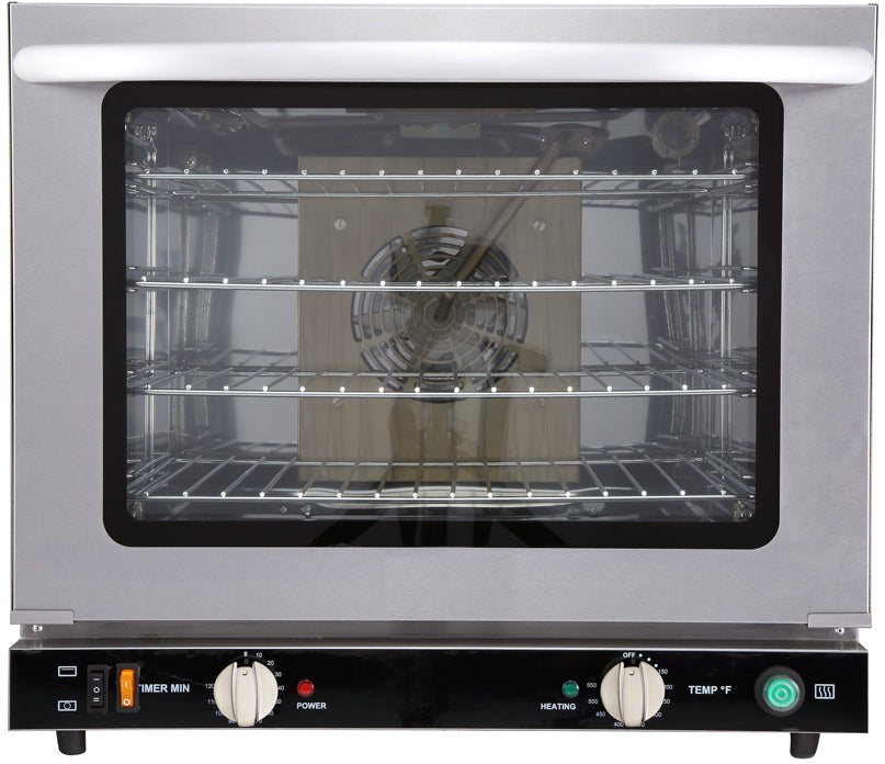Omcan - 66 L Half Size Countertop Convection Oven With Grill Function And Humidity Control - 44519