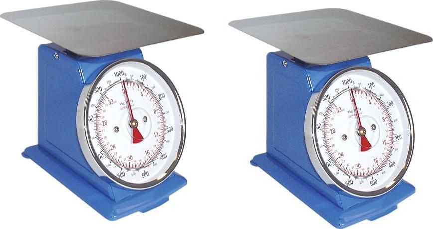 Omcan - 66 lb Capacity Dial Spring Scale, Pack of 2 - 10851