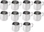 Omcan - 66 oz Stainless Steel Frothing Jug/Pitcher (1952 ml), Pack of 5 - 80037
