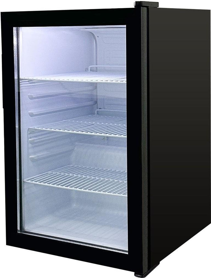 Omcan - 68 L Black Countertop Display Refrigerator - 48276