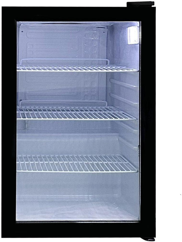 Omcan - 68 L Black Countertop Display Refrigerator - 48276