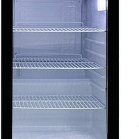 Omcan - 68 L Black Countertop Display Refrigerator - 48276