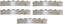 Omcan - 69” #222 Band Saw Blade, Pack of 4 - 10283