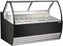 Omcan - 69.5″ Gelato Black Display Showcase with 13 Pans - 49008