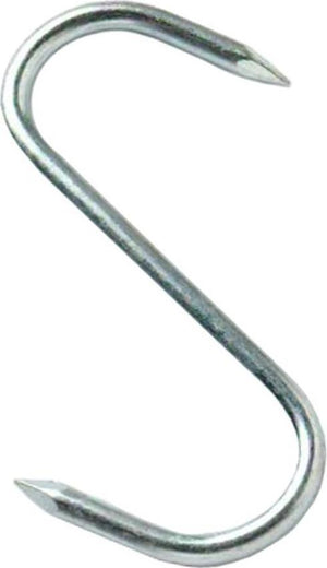Omcan - 6.25" x 0.25” Stainless Steel “S” Hook (160 X 6 mm), 20/cs - 10498