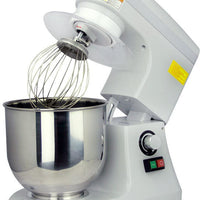 Omcan - 7 QT Gray Countertop Planetary Mixer with Guard - 44475