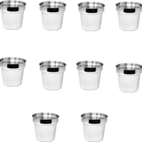 Omcan - 7 QT Stainless Steel Steam Table Inset, Pack of 10 - 44668