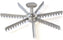 Omcan - 7 Slice Pie Marker, Pack of 20 - 34862