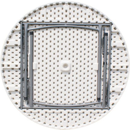 Omcan - 71" Solid Round Folding Table - 41599