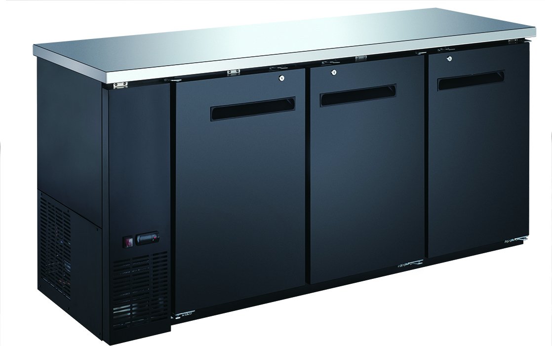 Omcan - 73" Solid Door Bottle Cooler (19.6 cu. ft.) - BB-CN-0020-SH