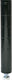 Omcan  - 74″ Black Epoxy Post with Leveler, Pack of 10 - 48092