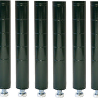 Omcan - 74” Post with Leveler For Epoxy Shelving, Pack of 15 - 23638