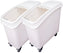 Omcan - 79.5 L Ingredient Bin with Sliding Lid and Scoop, Pack of 2 - 80985