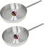 Omcan - 7.5 QT Aluminium Saute Pan, Pack of 2 - 43444