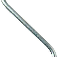 Omcan - 7.75" x 7/16” Stainless Steel “S” Hook (200 X 9 mm), Pack of 5 - 10501