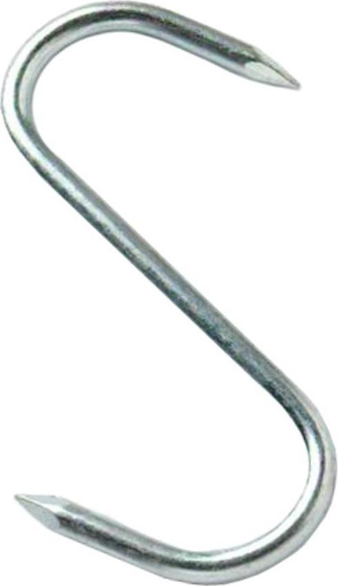 Omcan - 7.75" x 7/16” Stainless Steel “S” Hook (220 X 10 mm), Pack of 3 - 10502