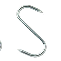 Omcan - 7.75" x 7/16” Stainless Steel “S” Hook (220 X 10 mm), Pack of 3 - 10502