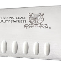 Omcan - 8" Black Handle Greban Cook G-Edge Knife, Pack of 10 - 16833