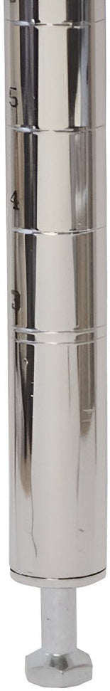 Omcan - 8" Chrome Post with Leveler, Pack of 60 - 47682