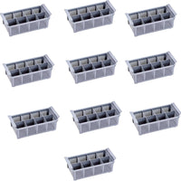 Omcan - 8 Compartment Dishwasher Cutlery Basket, Pack of 10 - 43506