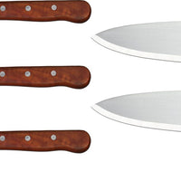Omcan - 8” Cook's Knife with Wood Handle, Pack of 10 - 11479