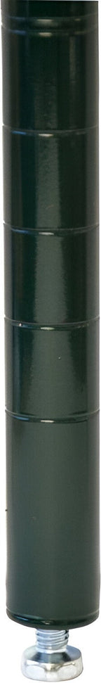 Omcan - 8" Dark Green Epoxy Post with Leveler, Pack of 50 - 47683