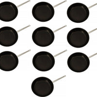 Omcan - 8" Eclipse Finish Commercial Grade Aluminum Fry Pan, Pack of 10 - 43335