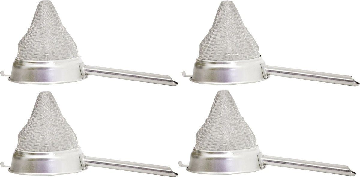 Omcan - 8” Extra Fine Mesh Bouillon Strainer, Pack of 3 - 80125