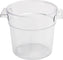 Omcan - 8 QT Polycarbonate Round Food Storage Container, 10/cs - 80175