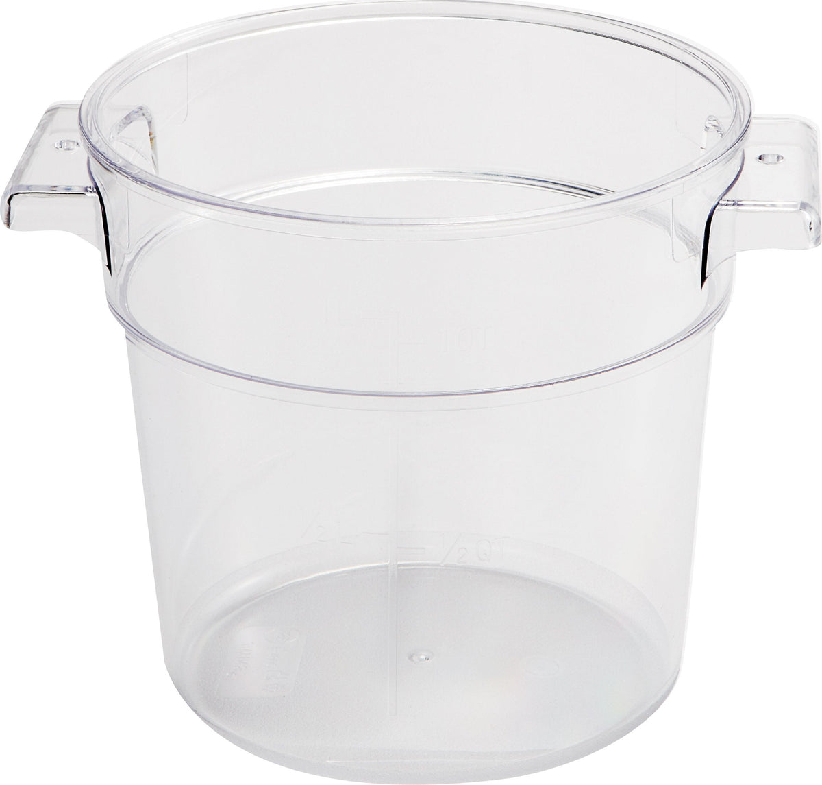 Omcan - 8 QT Polycarbonate Round Food Storage Container, Pack of 10 - 80175