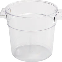 Omcan - 8 QT Polycarbonate Round Food Storage Container, Pack of 10 - 80175