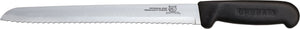Omcan - 8” Slicer Knife with Narrow R-Wave Blade & Black Handle, 10/cs - 12603