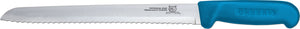 Omcan - 8” Slicer Knife with Narrow R-Wave Blade & Blue Handle, 10/cs - 12613