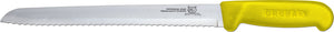 Omcan - 8” Slicer Knife with Narrow R-Wave Blade & Yellow Handle, 10/cs - 12627