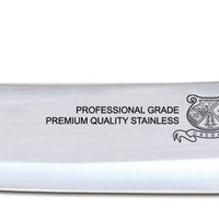 Omcan - 8” Victoria USA Breaking Knife with Black Super Fiber Handle, Pack of 5 - 16856