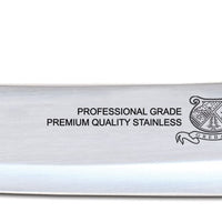 Omcan - 8” Victoria USA Breaking Knife with Yellow Super Fiber Handle, Pack of 3 - 23893
